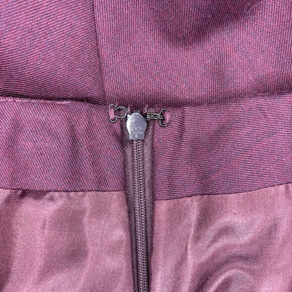 Pendleton 100% Virgin Wool Skirt 🍇 Plum, Size 12 - Picture 7 of 10